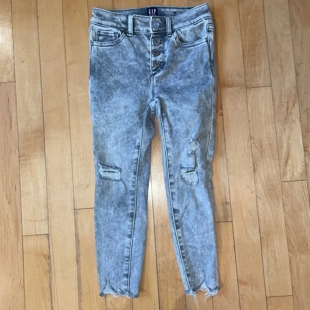 Gap stretch High rise ankle jeggings